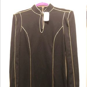 BLACK COCKTAIL DRESS